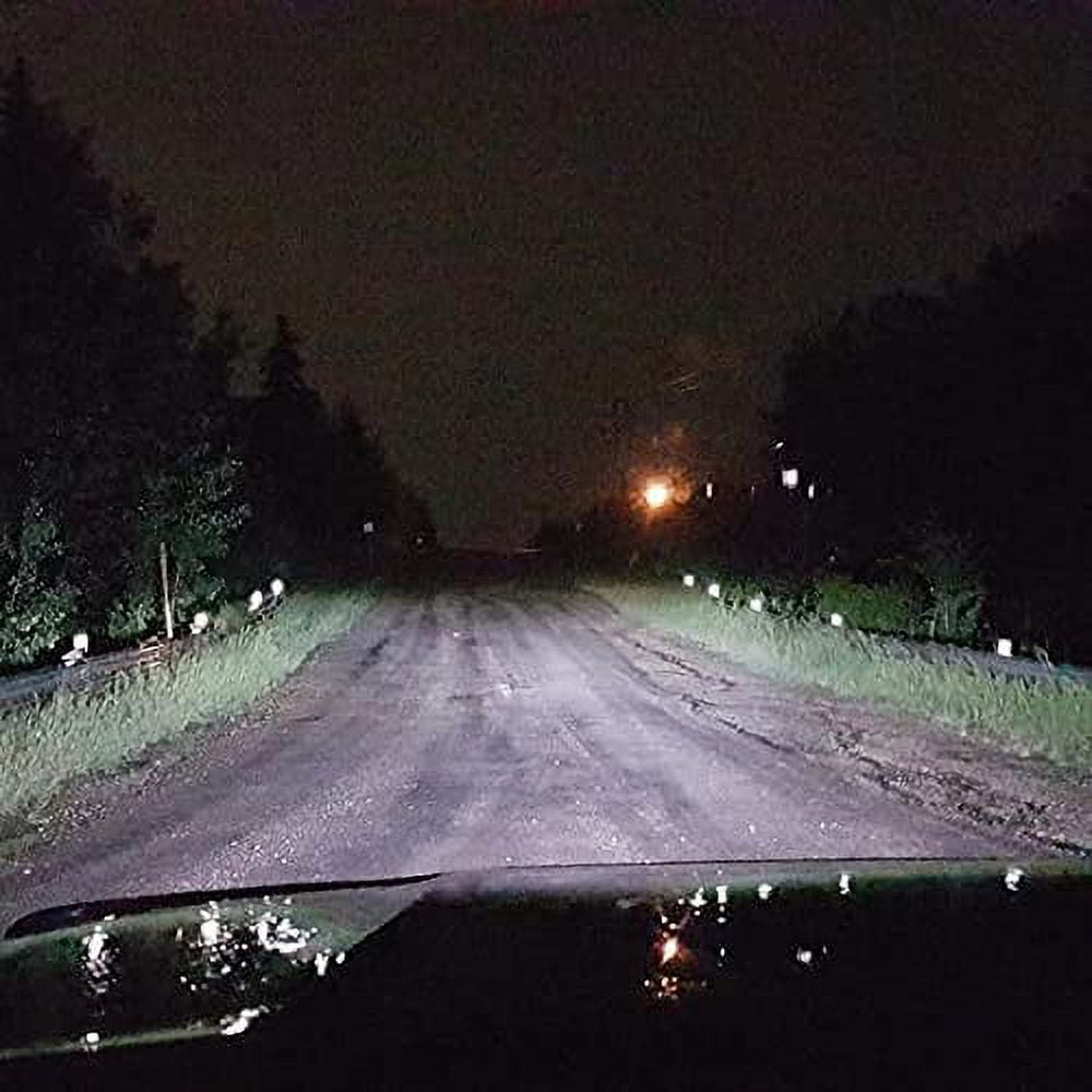 Alla Lighting 10000lm 9008 H13 LED Headlights Bulbs, 6000K Xenon White Extremely Super Bright TS-CR DRL/Headlights