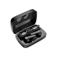 thumbnail image 1 of Methold Auriculares intrauditivos Auriculares inalámbricos recargables compatibles con Bluetooth con micrófono LED Auriculares para llamadas de música Cables de audio/vídeo, 1 of 6