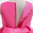thumbnail image 4 of Toddler Baby Girls Bowknot Tulle Tutu Dress Sleeveless Sequins Flower Wedding Pageant Dress Party Dresses 0-5Years, 4 of 7