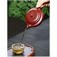 thumbnail image 6 of Authentic Zisha Tea Set 180ml Chinese Yixing Purple Clay Tea Pot Hand Engraving Plum Tea Kettle Raw Ore Beauty Teapot, 6 of 12