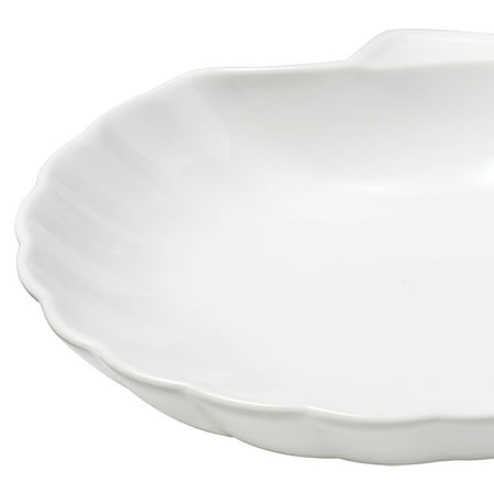 

Starfrit 080880-006-BIST Porcelain Shell-Shaped Seafood Serving Bowls Set of 2