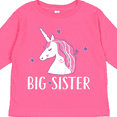 thumbnail image 4 of Inktastic Big Sister Unicorn Girls Long Sleeve Toddler T-Shirt, 4 of 5