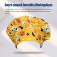 thumbnail image 1 of Operating Hats Nurses Long-time Service Gourd-shaped Pure Color Button Professional Assorted Colors Multifunctional Working Caps Hallowmas Yellow, 1 of 5