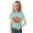 #0229-Blue, variant on Toddler Boys Girls T-Shirt Valentine's Day Print Short-Sleeve Thanksgiving Gift Casual Cotton Top for Parties, Daily Play, Family Outings 3-10Y