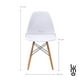 thumbnail image 4 of Set de Comedor Mesa Transparente con vidrio + 4 Sillas Eames blanco, 4 of 8
