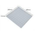 thumbnail image 4 of Dengmore Chess Board Resin Mold Game Board Silicone Epoxy Resin Casting Mold for DIY Crafts for Home Decor, 4 of 4