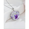 thumbnail image 2 of WINNICACA Butterfly Necklace for Women 925 Sterling Silver Tree of Life Butterflies Pendant Necklaces Purple Crystal Jewelry Anniversary Christmas Birthday Gift for Her, 2 of 6