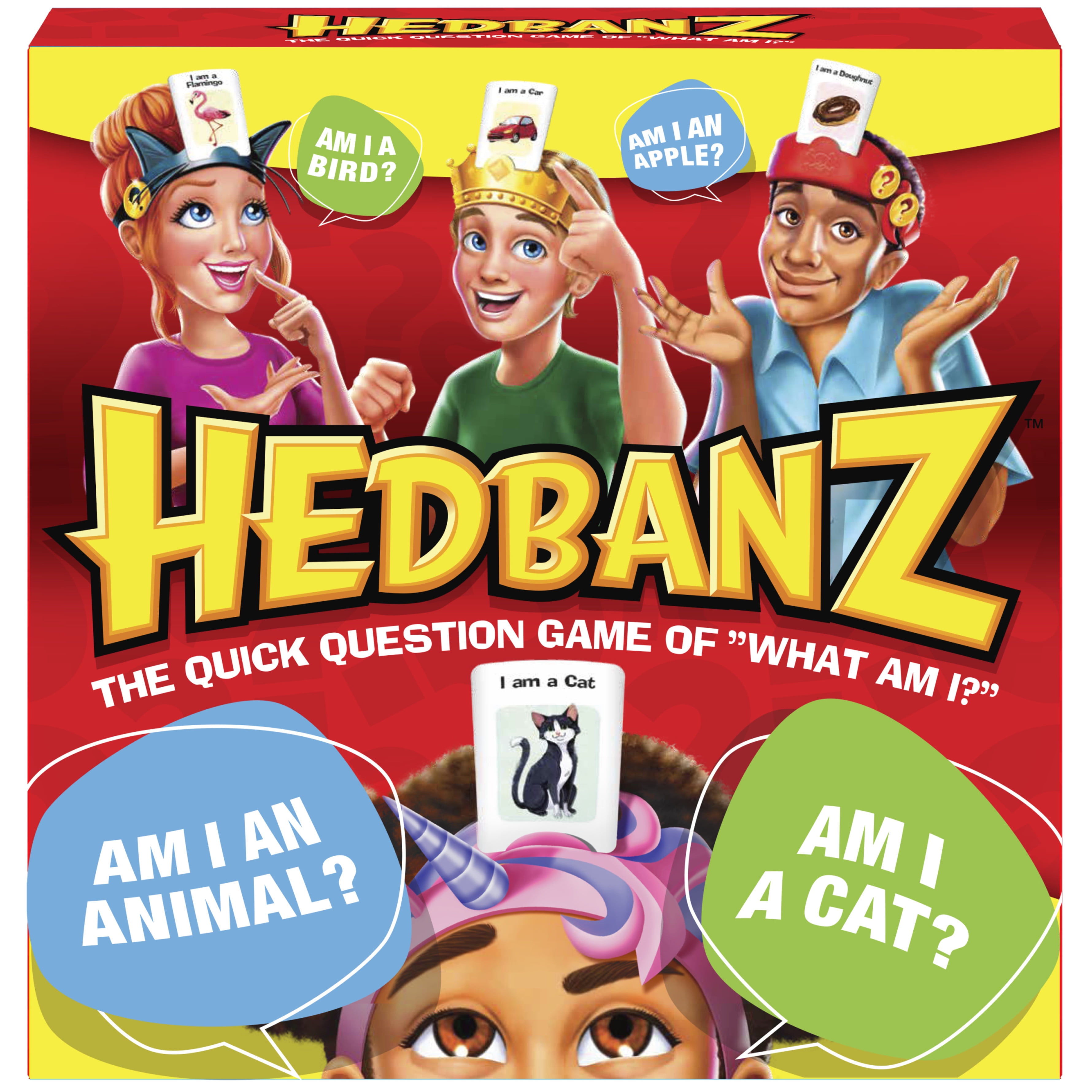 Spin Master Games HedBanz Family Quick Question Guessing Board Game Multicolored 