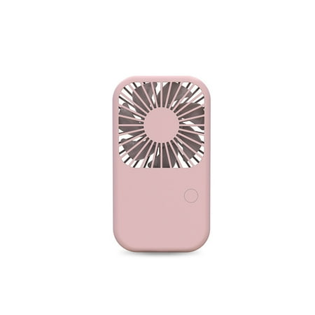 

wrea Handheld Air Fan DC5V Rechargeable Portable Student Study Table Cooling Fans Travel Pocket Phone Holder Household