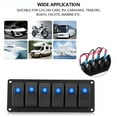 thumbnail image 4 of Rocker Switch Panel Aluminum Panel Label Stickers Waterproof Rocker Switch For, 4 of 8