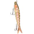 thumbnail image 1 of 10 cm Señuelos de pesca artificiales de múltiples secciones Cebo Aparejos de pesca de mar Wobblers que se hunden con gancho1 #, 1 of 5