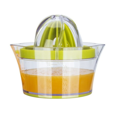 

4 In 1 Lemon Orange Juicer Manual Hand Squeezer -in Measuring Cup and Grater and Strainer