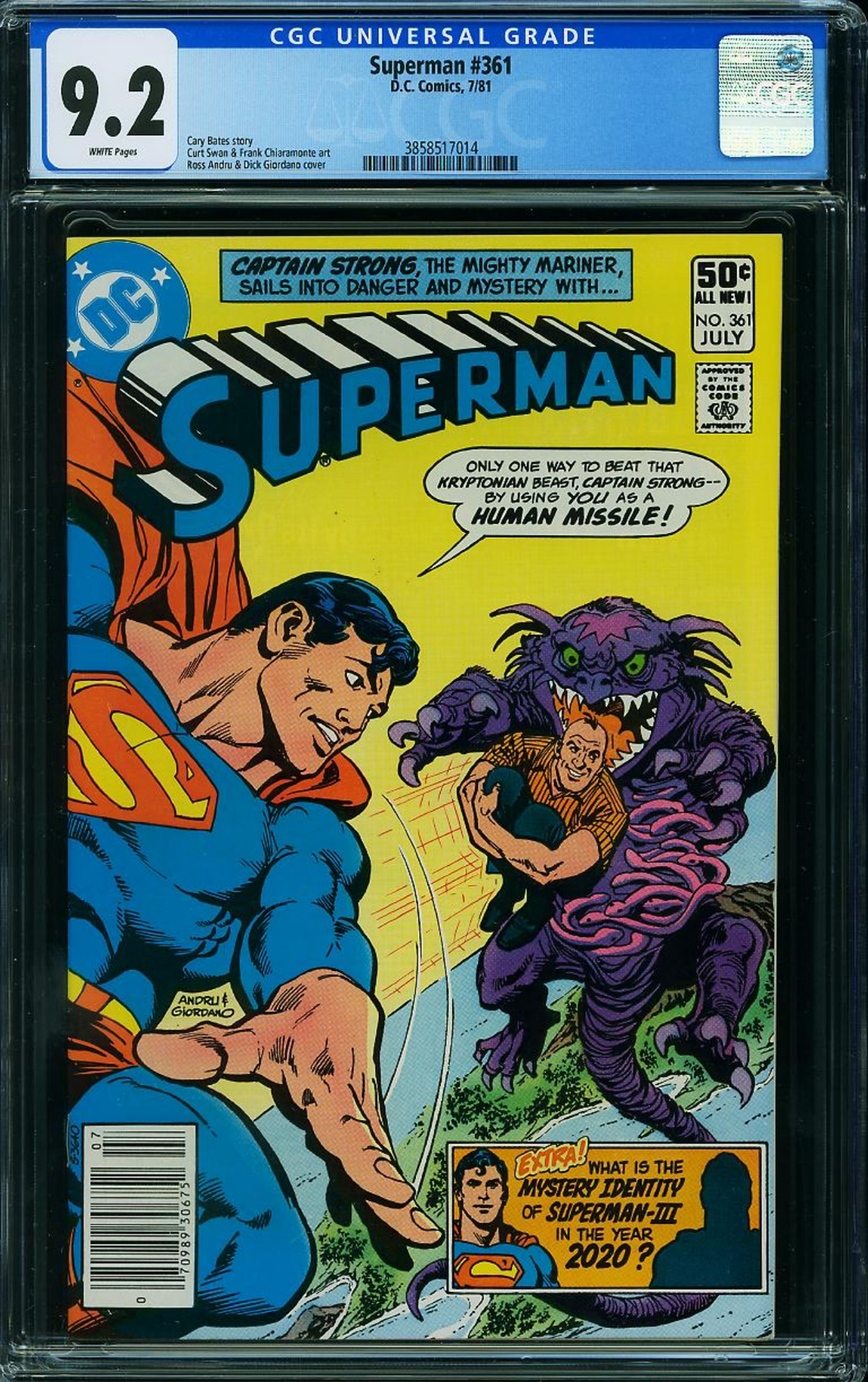 Cover of Superman #361