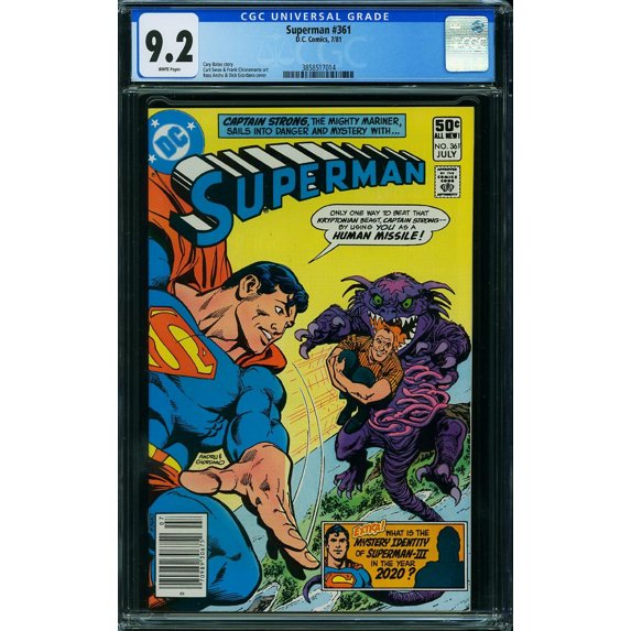 Superman #361 - CGC 9.2 Comic Book
