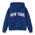 thumbnail image 3 of Tiijoy Toddler Girls Hoodie New York Printed Long Sleeve Hooded Sweatshirt, Sizes 3-4T, 3 of 3