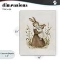 thumbnail image 4 of Stupell Industries Cottage A Mother's Love Rabbits Canvas Art, 16 x 20, by Arlington Prints, 4 of 8