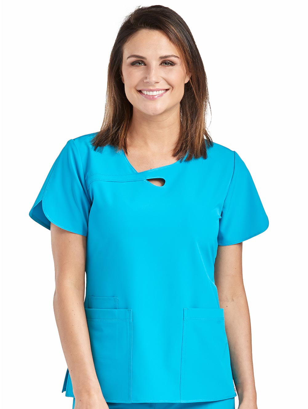Med Couture - Med Couture Keyhole Neckline Impact Top Scrub Top ...