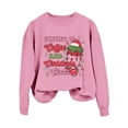thumbnail image 4 of WEAIXIMIUNG Sweatshirt Dressy Women's Casual Light String Letter Large Print Sweatshirt Long Sleeve Sweatshirt, 4 of 4