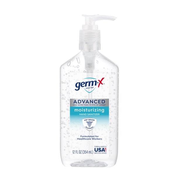 Germ X Advanced Hand Sanitizer, Original Scent, 12 Oz
