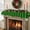 Green Black, variant on Christmas Mantle Scarf 60x17 Inch, Black White Plaid Fireplace Christmas Decorations Cover Runner, Modern Simple Buffalo Check Gingham Christmas Mantel Decorations Xmas Holiday Mantel Scarves
