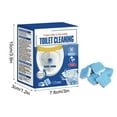 thumbnail image 2 of Automatic Toilet Bowl Cleaner Tablets Blue Gel Toilet Tank Cleaners, Septic-Safe Hard Water Ring Stain Remover, Smell Eliminator Heavy Duty Toilet Cleaning & Deodorizer, Fresh Scent - 16 PCS(1), 2 of 9