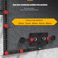 thumbnail image 1 of Localizador De Orificios Para Tejas Regla de ángulo de aleación de aluminio de 12 pliegues, regla de medición fija, localizador de orificios para azulejos, 1 of 6