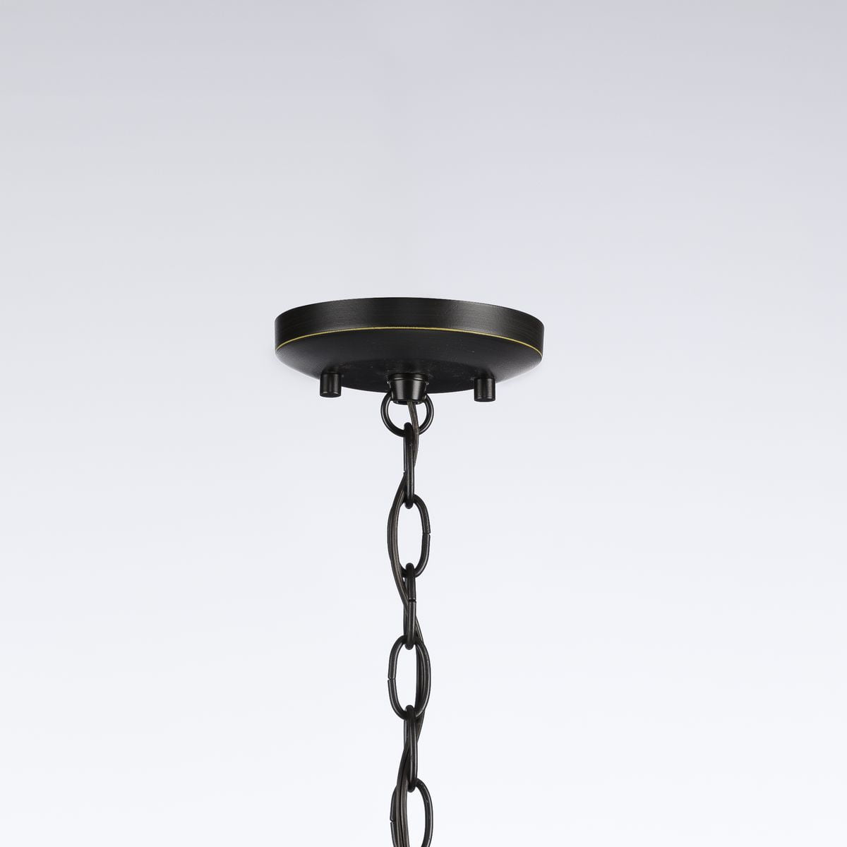 Open Box P350110-020-Progress Lighting-Kempsey - 11 Inch Height - Close-to-Ceiling Light - 3 Light - Flat Round Shade - Line Voltage-Antique Bronze Finish