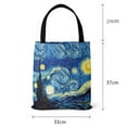 thumbnail image 2 of Classic Tote Bag Foldable Retro Casual Female Leisure Shoulder Bags Night, 2 of 8