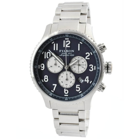 Filson 20001945 Men's Mackinaw Field Navy Blue Dial Chrono Watch