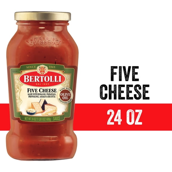 Bertolli Five Cheese Pasta Sauce 24 oz - Pack of 1