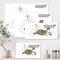 thumbnail image 4 of Designart ' Eucalyptus Branches With Anemone Bouquet Flower I ' Traditional Canvas Wall Art Print, 4 of 4