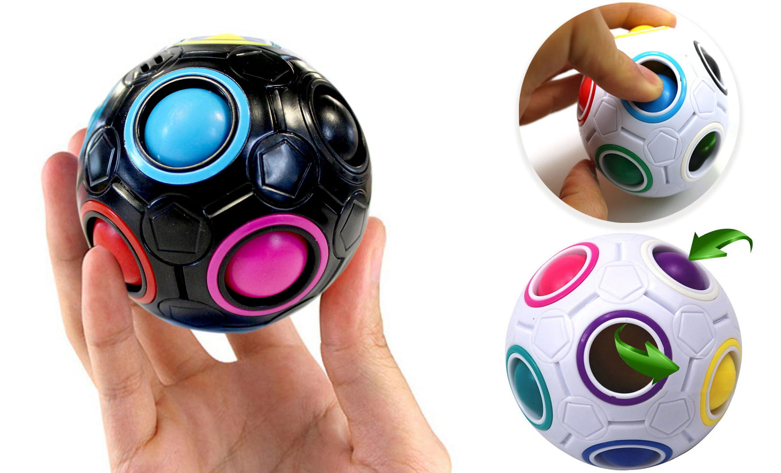 Luminous Galaxy Rainbow Ball - Black
