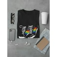thumbnail image 3 of Rainbow Colored Sneakers T-Shirt Men -Image by Shutterstock, Male Large, 3 of 4