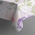 thumbnail image 5 of 52x52 Inch Waterproof Square Tablecloth, Thickened Polyester Table Cover for Dining & Parties, Floral Print, 5 of 6