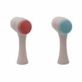 thumbnail image 4 of Linyer Double Sides Silicone Facial Brush 3D Face Cleaning Massage Tool New pink, 4 of 7
