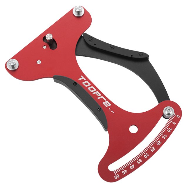 Medidor de tensión de radios, tensiómetro de ajuste de llanta de bicicleta, ergonómico para bicicleta de montaña