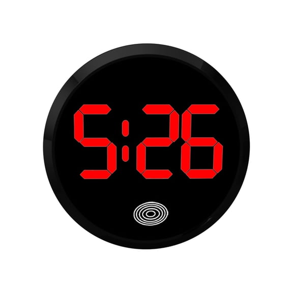 Digital Automotive Clock with LED Display - Clear LCD Screen Car Watch Interior Accessory for Vehicles
