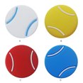 thumbnail image 3 of Langgg 5 Pieces Tennis Rackets Shock Absorber Dampeners Vibration Reduction Dampers Solid Color Buffers Safe Professional Players Yellow 1Set, 3 of 6