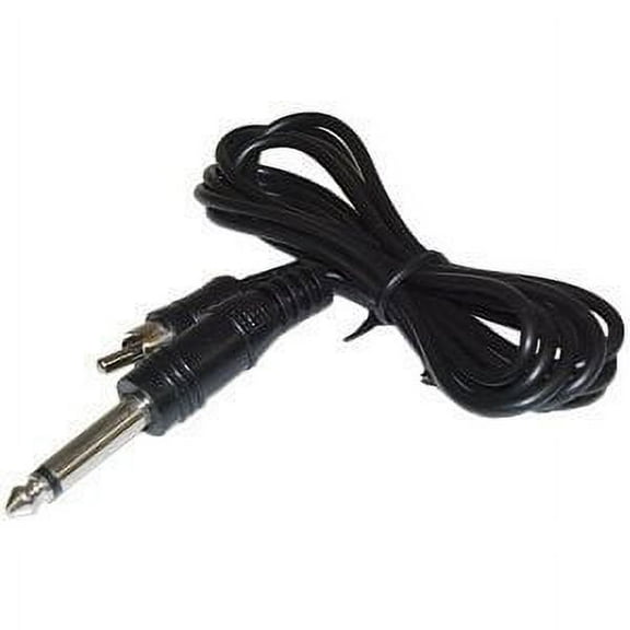 1/4" Mono Phone Plug to RCA Plug - 6' : CA30 - CA30