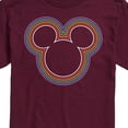 thumbnail image 3 of Mickey & Friends - Mickey Logo Rainbow Outline - Men's Short Sleeve Graphic T-Shirt, 3 of 5