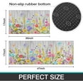 thumbnail image 2 of Spring Kitchen Mat Rugs Sets of 2 Colorful Floral Kitchen Rug Washable Non-Slip Kitchen Mats for Floor 2 Piece Spring Kitchen Decor, 2 of 6