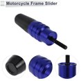 thumbnail image 5 of 16mm Motorcycle Slider Frame Aluminum Alloy Wheel Fairing Protection Crash Pad Protector Guard 27mm 150mm Bolt Nut Blue 1 Set, 5 of 7