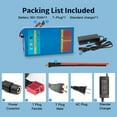 thumbnail image 6 of 36V 20Ah Ebike Battery Pack Electric Scooter Bike Lithium Battery 1000W for Adult Electric Bicycle Motor with 2a Charger, 6 of 7