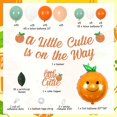thumbnail image 6 of Little Cutie Baby Shower Decorations A Little Cutie Is On The Way Banner Cake Topper Orange Citrus Balloon Garland Arch Kit for Tangerine Summer Fruit Party Supplies, 6 of 6