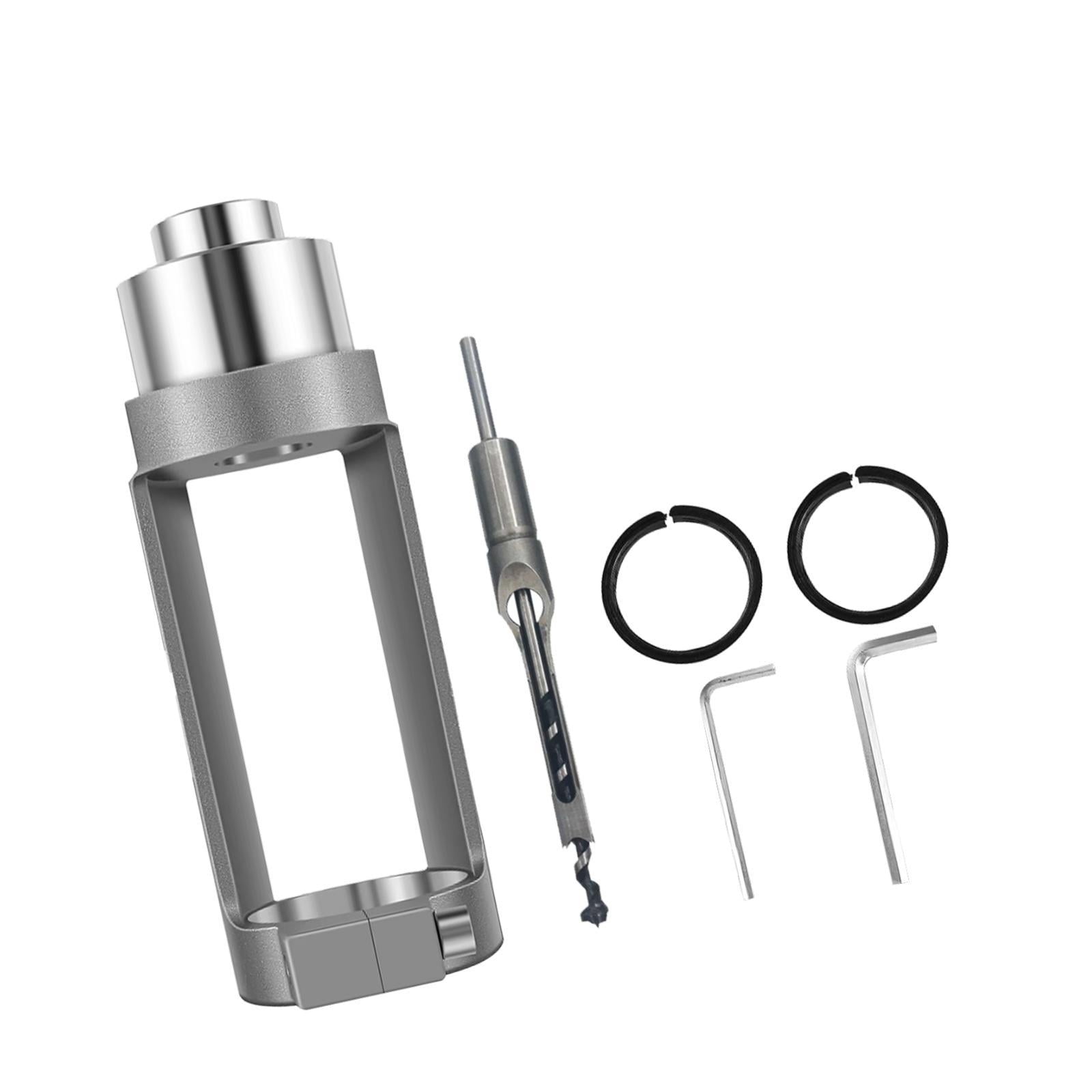 GROWTH TANK Square Hole Drill Fixed Bracket with Bit Attachment for Handheld Power Drill 10mm Bit