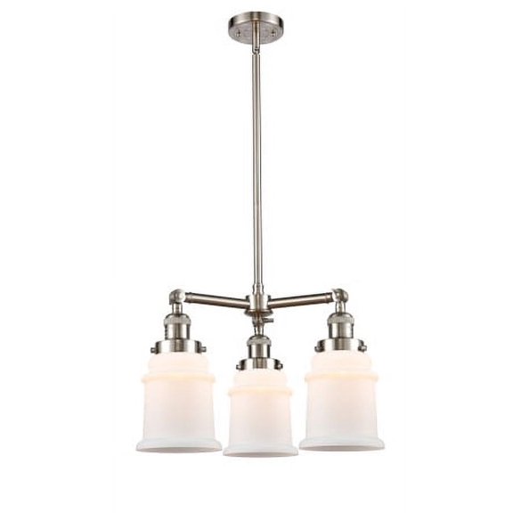 Innovations Lighting 207 Canton Canton 3 Light 18" Wide Chandelier - White