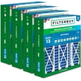 thumbnail image 1 of Filterbuy 20x25.25x3.5 Air Filter MERV 13 Health Defense, HVAC AC Furnace Air Filters Replacement (4-Pack), 1 of 9