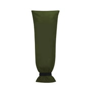 jicheng Winter Outside Faucet Cover Sock Sturdy Accessories Thermal Insulation Layer 51 x 20 cm Green