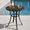 Black-27.6", variant on Arlopu 27.6" Outdoor Round Dining Table, Patio Table with Umbrella Hole & Metal Frame, Black