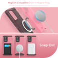 thumbnail image 4 of Funda TUDIA Merge para Motorola Edge 2024 Magsafe Rosa Ahumado, 4 of 8